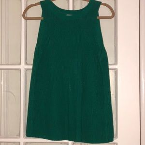 Knit, swing back tank